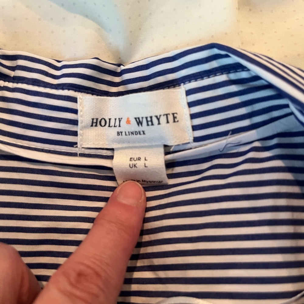 Blue Striped Dress